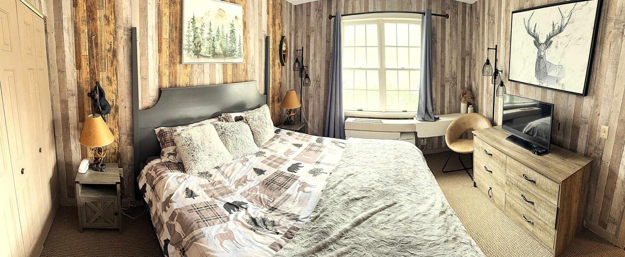 Gorgeous 1St Fl Mtn View Jiminy Suite Sleeps 4 Ski On Off Hancock Bagian luar foto